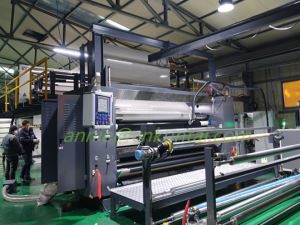 Kuum sula PUR lamineerimine Machine kardina kangast